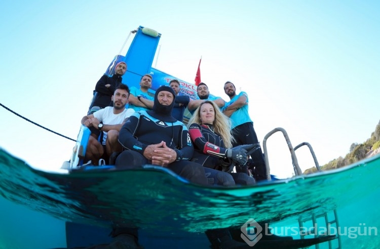 Bodrum'un su altı dünyasında tarih ve doğal yaşam bir arada görüntülendi
