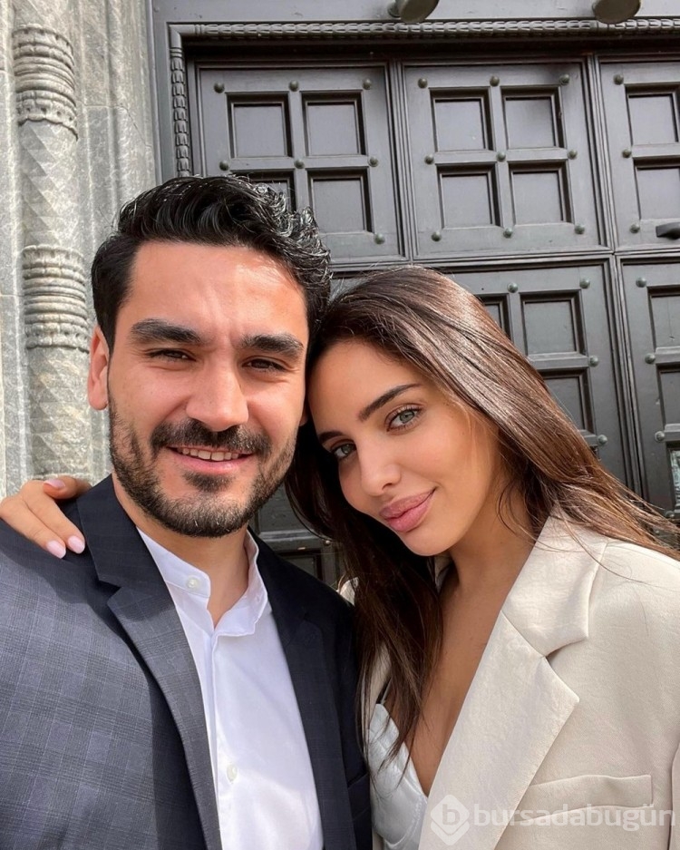 İlkay Gündoğan'ın eşi Sara Arfaoui Manchester'ı karıştırdı