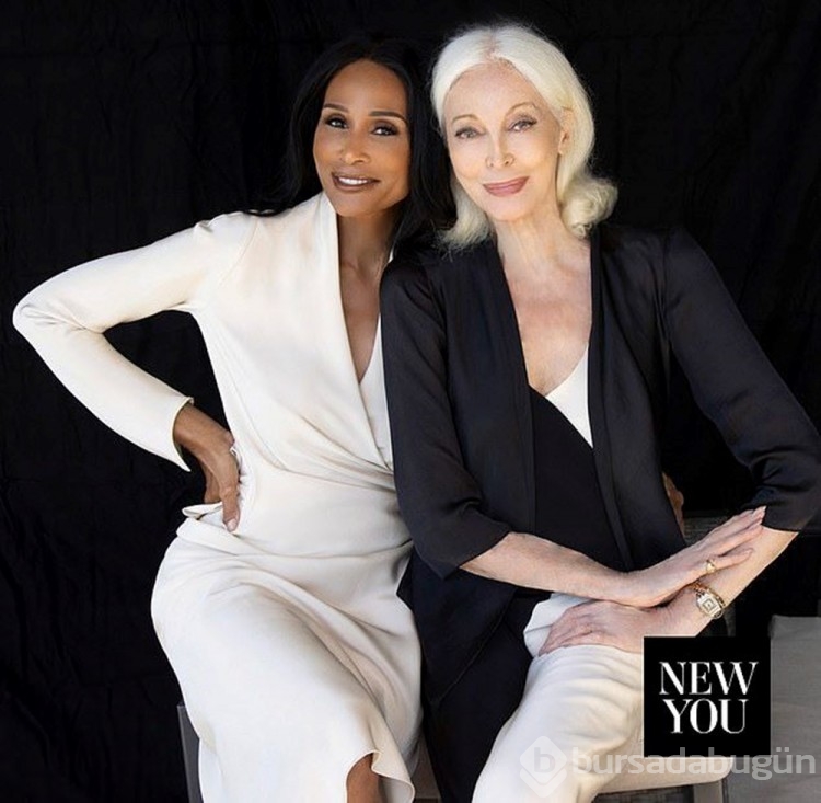 Dünyanın en yaşlı süper modeli Carmen Dell'Orefice dergi kapağında