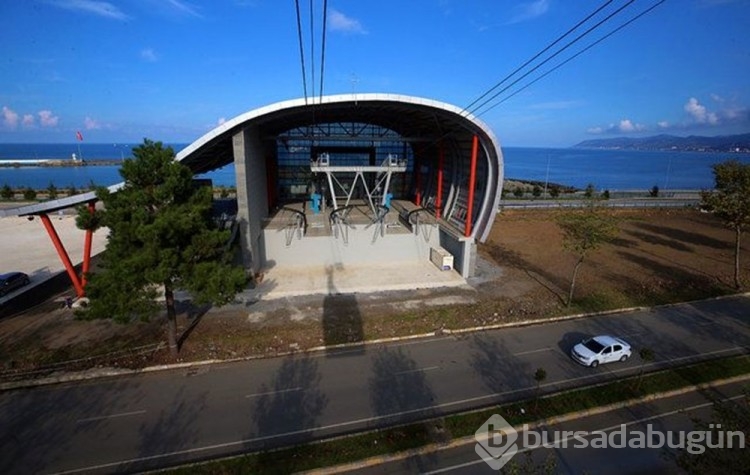 Karadeniz'in en uzun teleferiğinde doğaya yolculuk