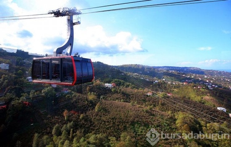 Karadeniz'in en uzun teleferiğinde doğaya yolculuk