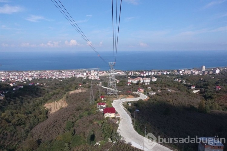 Karadeniz'in en uzun teleferiğinde doğaya yolculuk