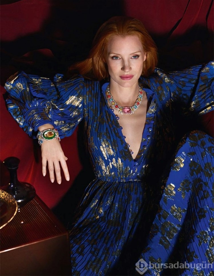 Oscar'lı oyuncu Jessica Chastain İtalyan moda markasının başrolünde
