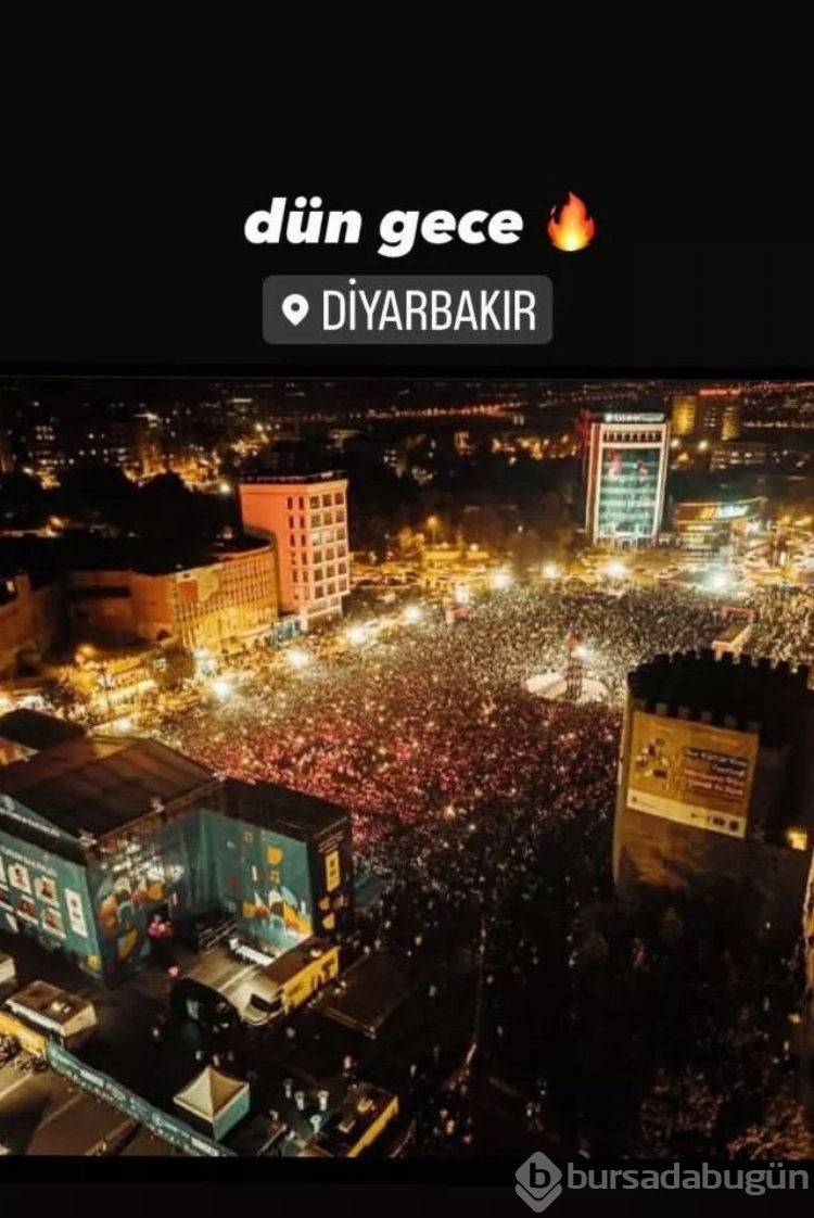 Zeynep Bastık, 70 bin kişiye konser verdi