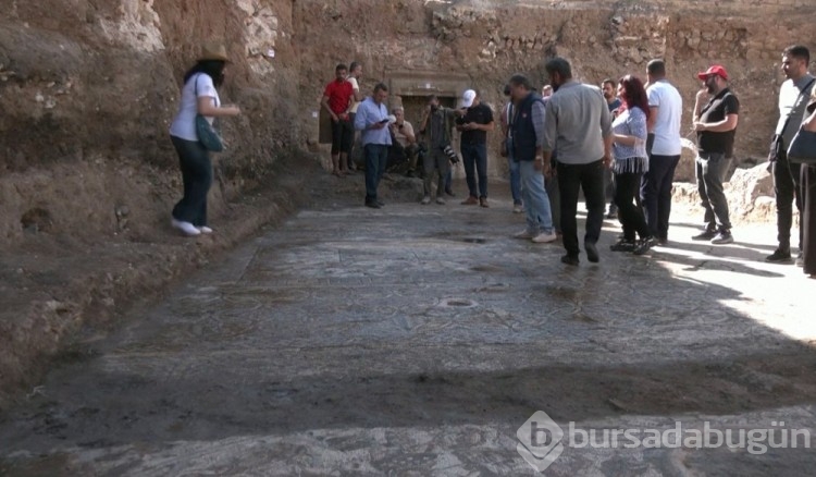 Suriye'de 1600 yıllık Roma mozaiği bulundu