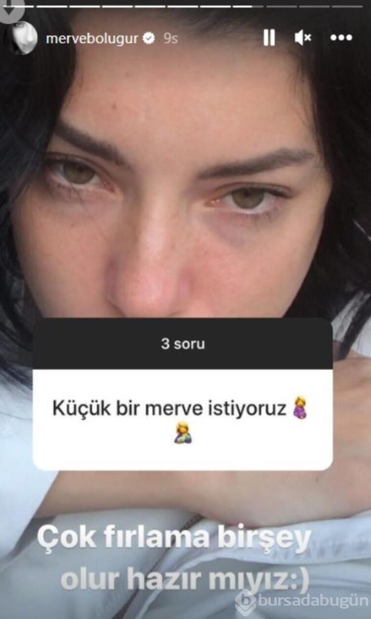 Merve Boluğur'dan kafa karıştıran hamilelik yorumu

