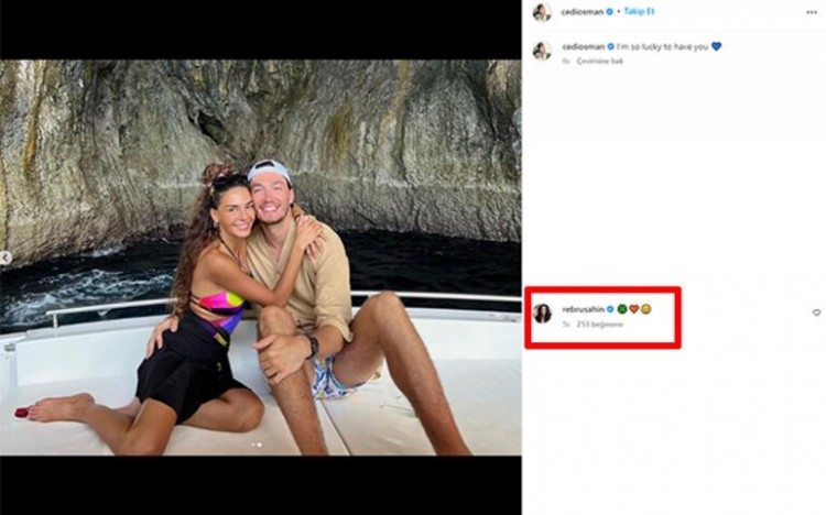 Cedi Osman'dan Ebru Şahin'e: Sana sahip olduğum için çok şanslıyım!
