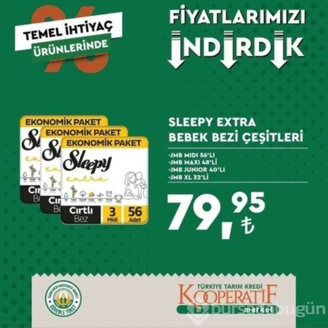 Tarım Kredi Kooperatif marketinde büyük indirim!
