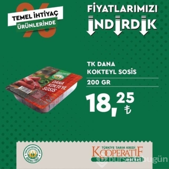 Tarım Kredi Kooperatif marketinde büyük indirim!