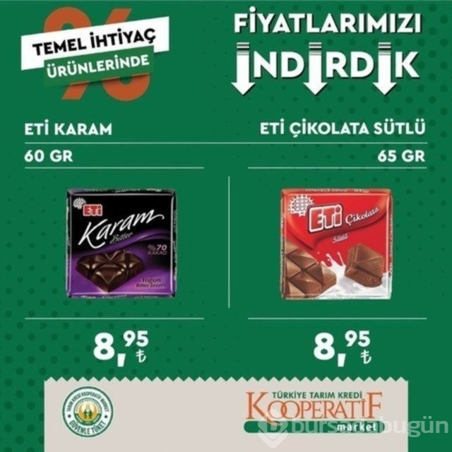 Tarım Kredi Kooperatif marketinde büyük indirim!