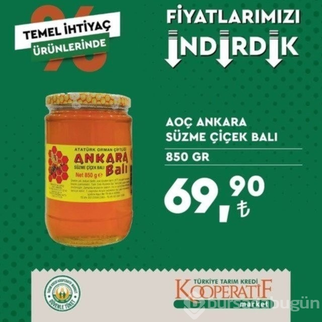 Tarım Kredi Kooperatif marketinde büyük indirim!