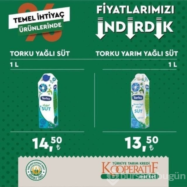 Tarım Kredi Kooperatif marketinde büyük indirim!