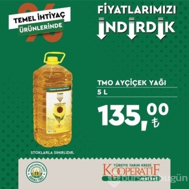 Tarım Kredi Kooperatif marketinde büyük indirim!