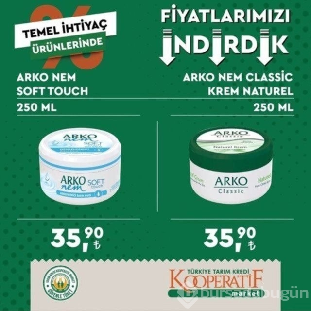 Tarım Kredi Kooperatif marketinde büyük indirim!