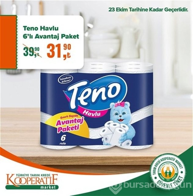 Tarım Kredi Kooperatif marketinde büyük indirim!