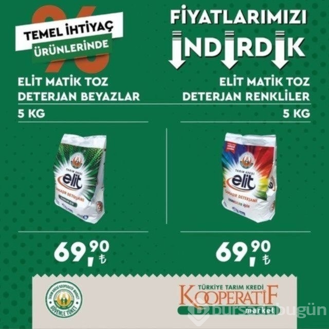 Tarım Kredi Kooperatif marketinde büyük indirim!