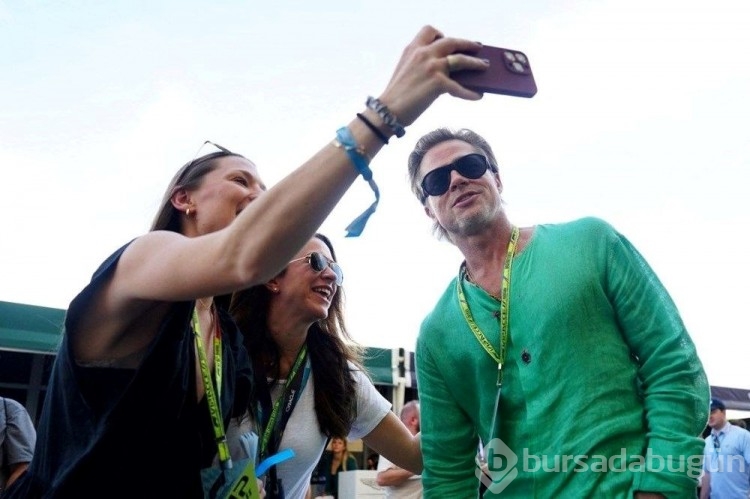 Brad Pitt'ten canlı yayında Formula 1 muhabirine kötü muamele