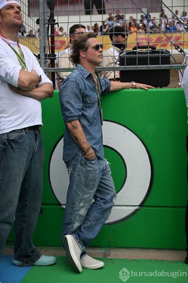 Brad Pitt'ten canlı yayında Formula 1 muhabirine kötü muamele