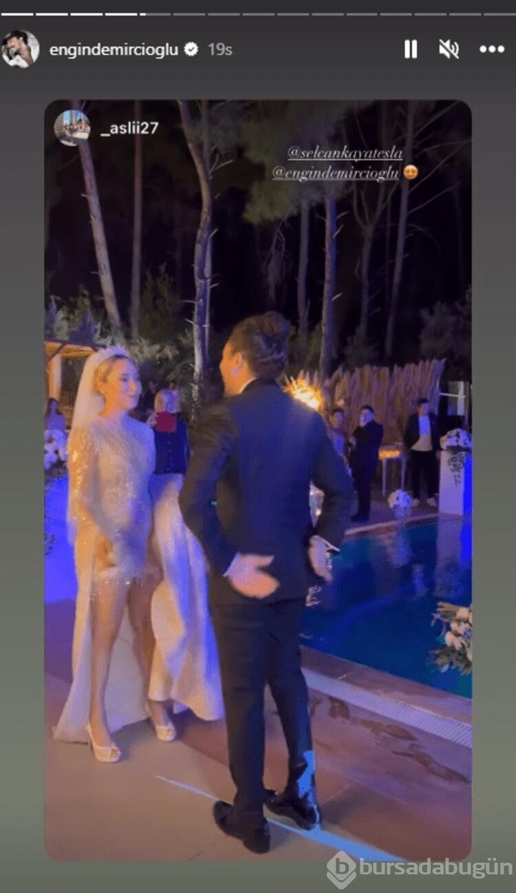 Engin Demircioğlu ve Selcan Kaya Olympos'ta evlendi!