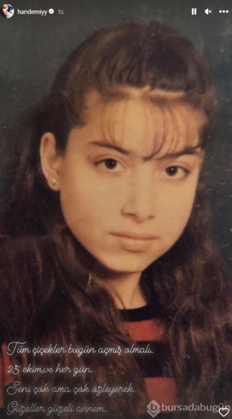Hande Erçel'den duygusal mesaj