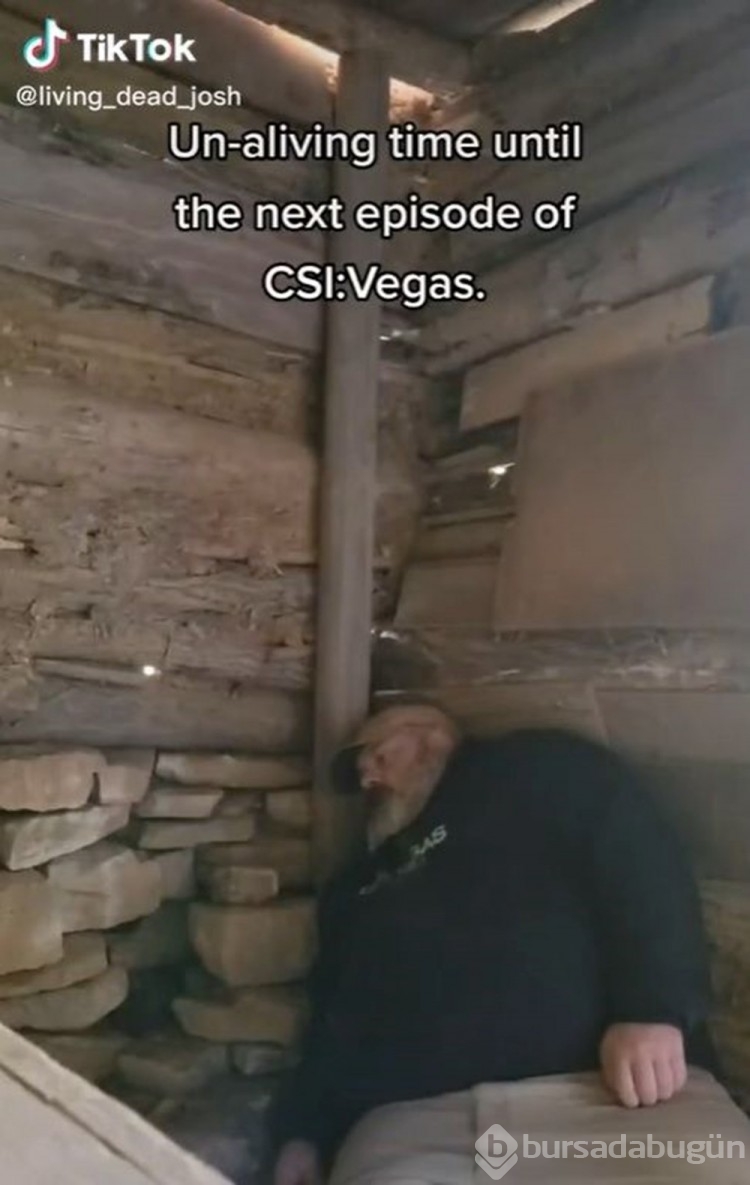 TikTok'ta ölü taklidi yapan adam CSI: Vegas dizisinde ceset rolü kaptı

