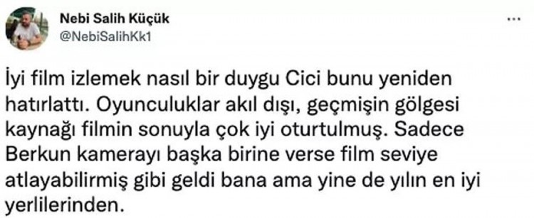 Berkun Oya imzalı 'Cici' filmi sosyal medyayı salladı
