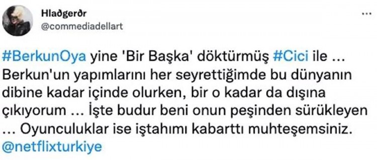 Berkun Oya imzalı 'Cici' filmi sosyal medyayı salladı
