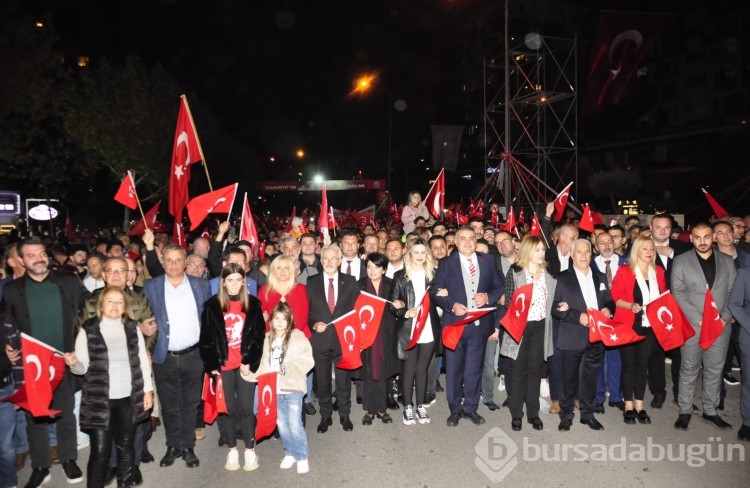 Bursa Nilüfer'de 29 Ekim Cumhuriyet Bayramı coşkuyla kutlandı