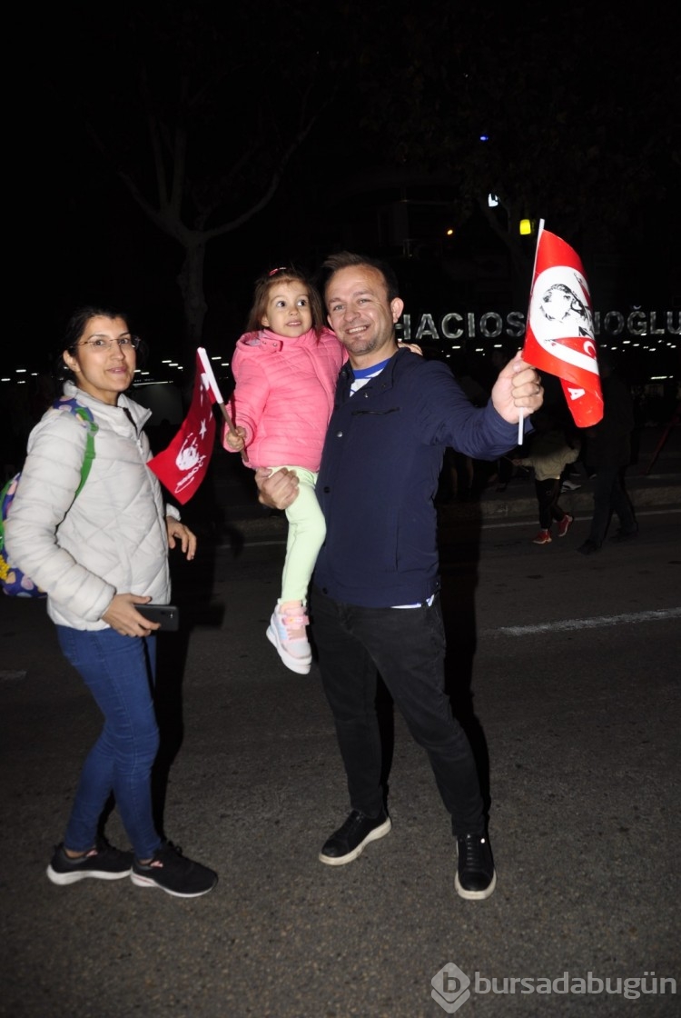 Bursa Nilüfer'de 29 Ekim Cumhuriyet Bayramı coşkuyla kutlandı