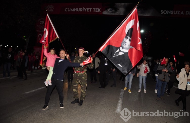 Bursa Nilüfer'de 29 Ekim Cumhuriyet Bayramı coşkuyla kutlandı