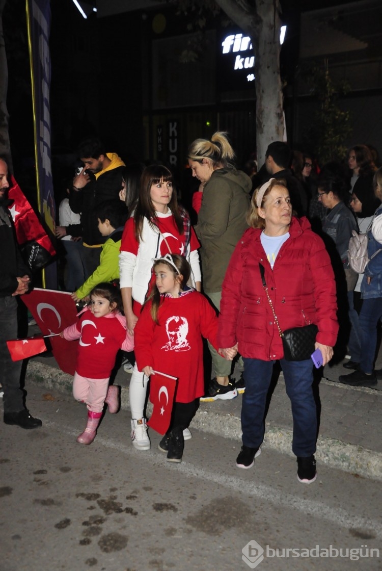 Bursa Nilüfer'de 29 Ekim Cumhuriyet Bayramı coşkuyla kutlandı