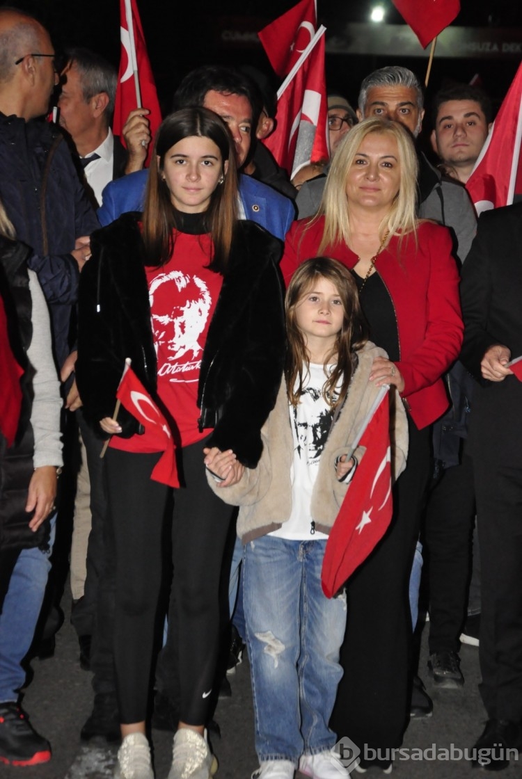 Bursa Nilüfer'de 29 Ekim Cumhuriyet Bayramı coşkuyla kutlandı
