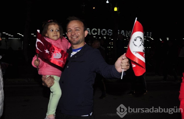 Bursa Nilüfer'de 29 Ekim Cumhuriyet Bayramı coşkuyla kutlandı