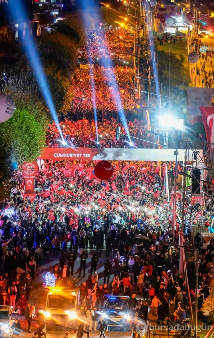 Bursa Nilüfer'de 29 Ekim Cumhuriyet Bayramı coşkuyla kutlandı