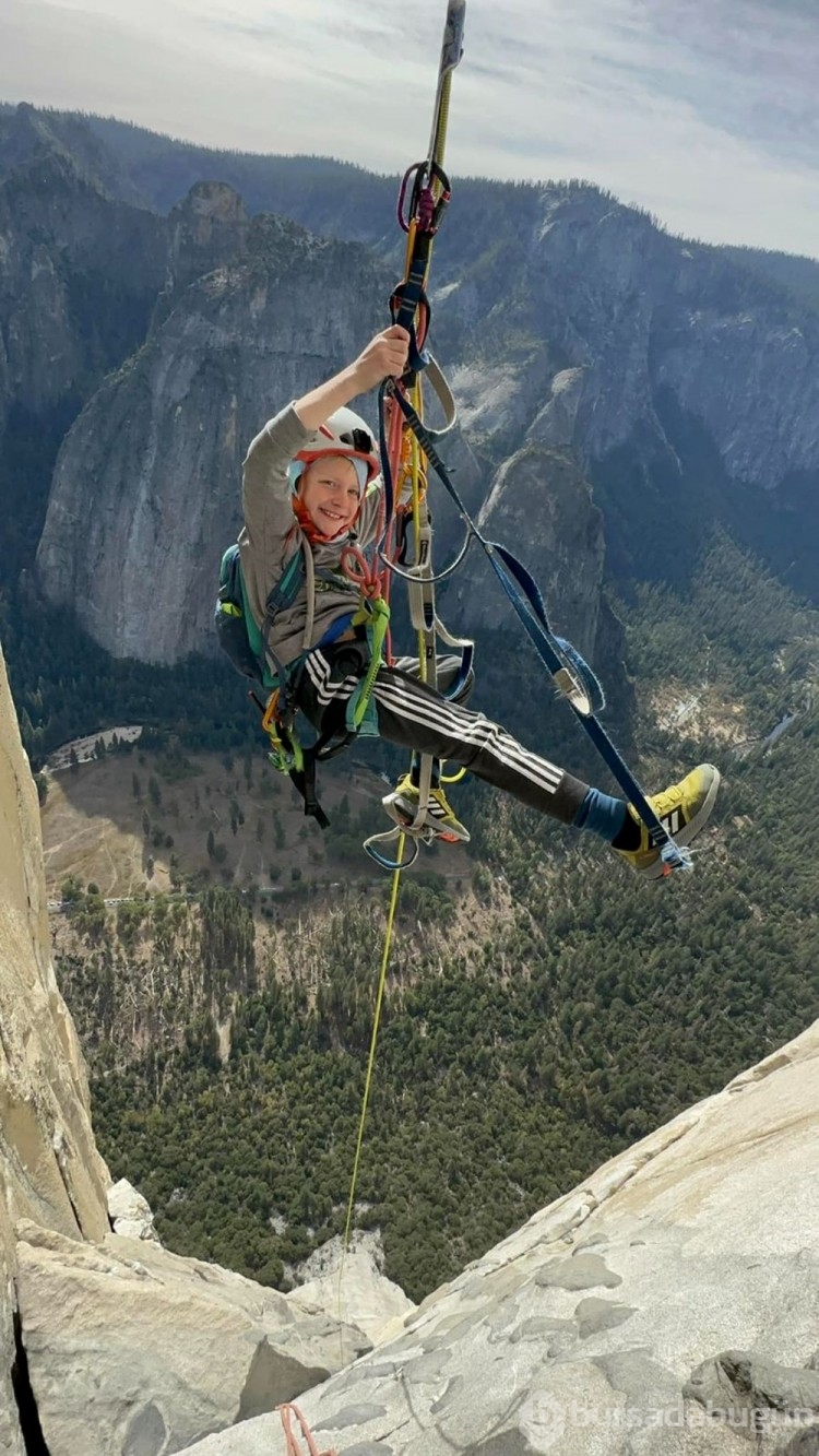 8 yaşında El Capitan'ı tırmandı
