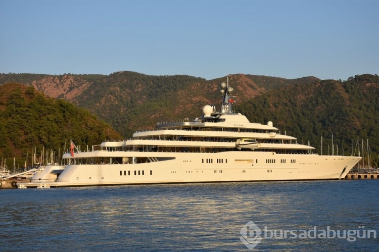 Rus milyarder Abramoviç'in yatı Marmaris'te
