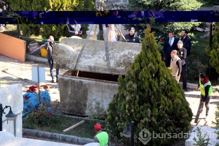 İnşaat sırasında şans eseri bulunan Roma dönemine ait lahitten insan kemikleri çıktı