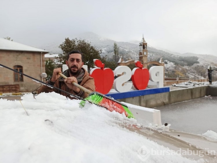 Posof vadisi beyaza büründü