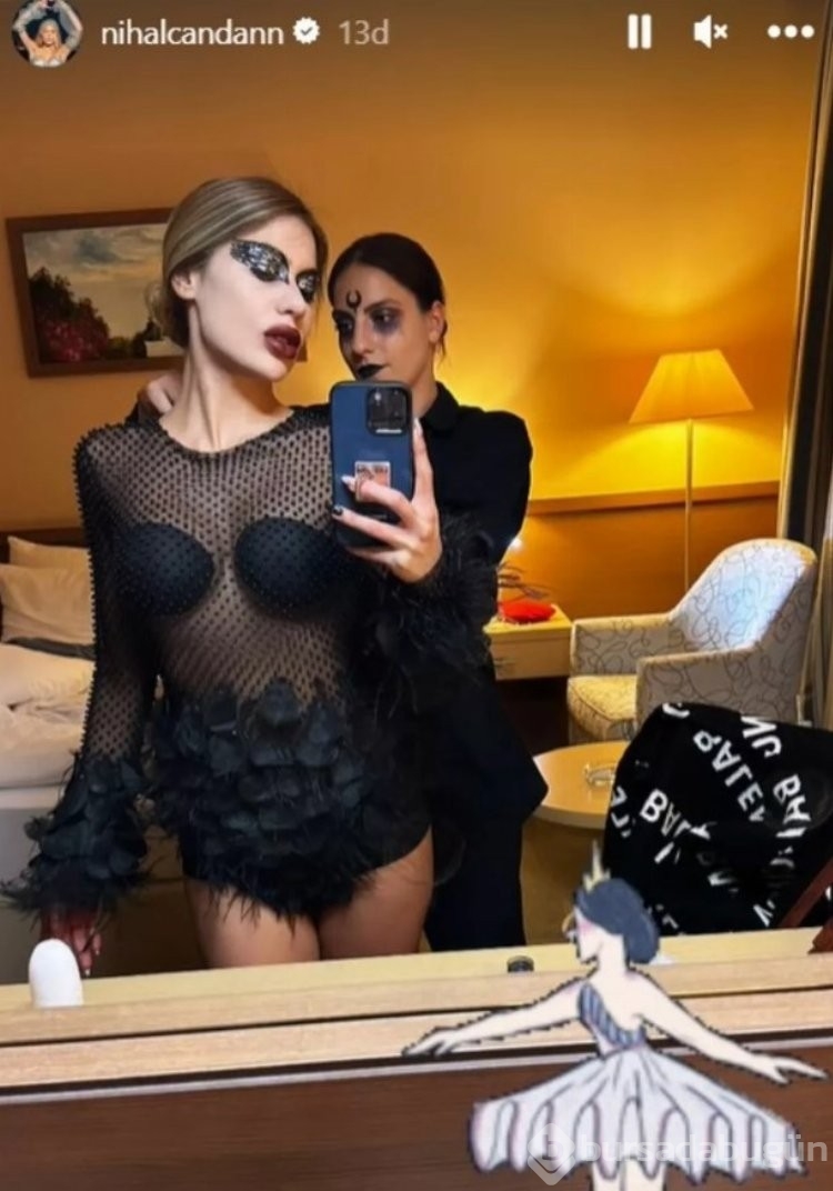 Nihal Candan otel odasında poz verdi!