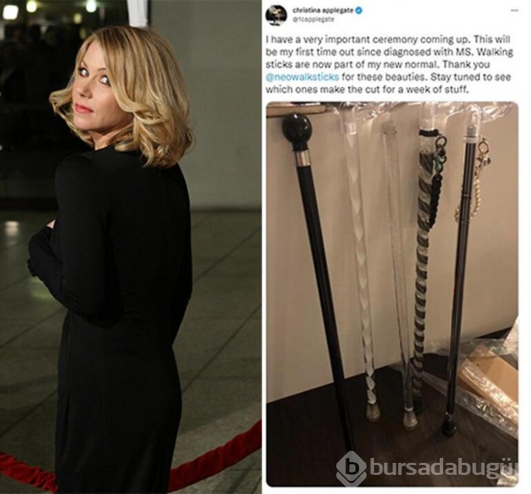 MS ile mücadele eden Christina Applegate: 20 kilo aldım ve bastonsuz yürüyemiyorum
