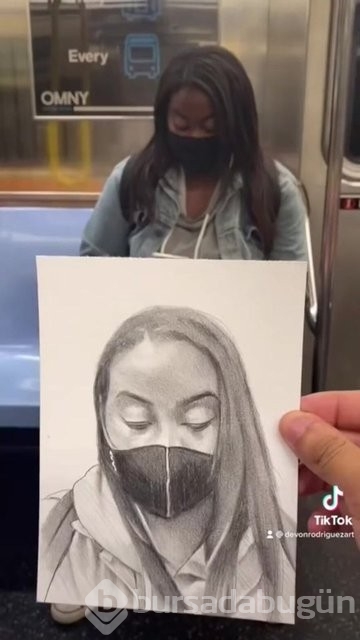 Metroda habersizce resmetti!