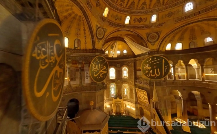 Ayasofya'dan özel görüntüler