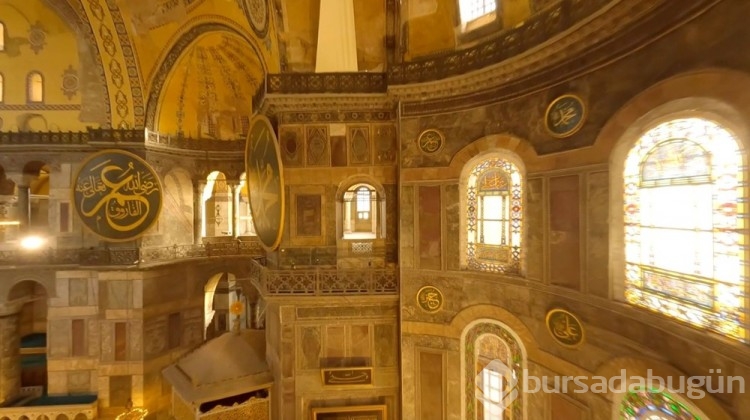 Ayasofya'dan özel görüntüler