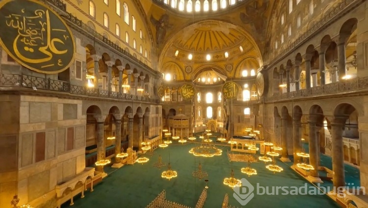Ayasofya'dan özel görüntüler