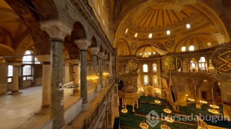 Ayasofya'dan özel görüntüler