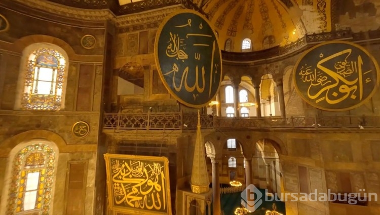 Ayasofya'dan özel görüntüler
