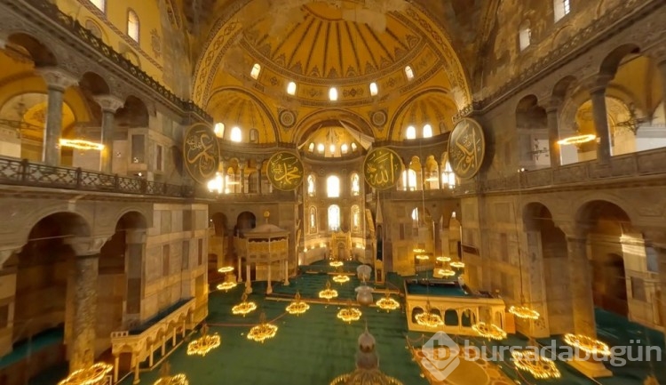 Ayasofya'dan özel görüntüler