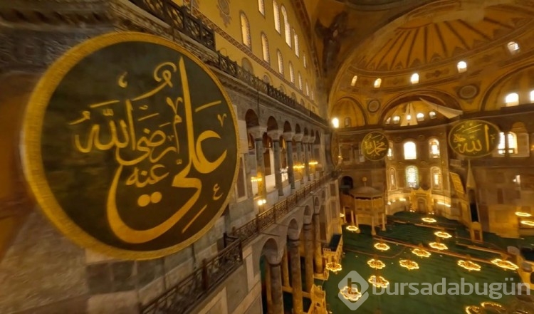 Ayasofya'dan özel görüntüler