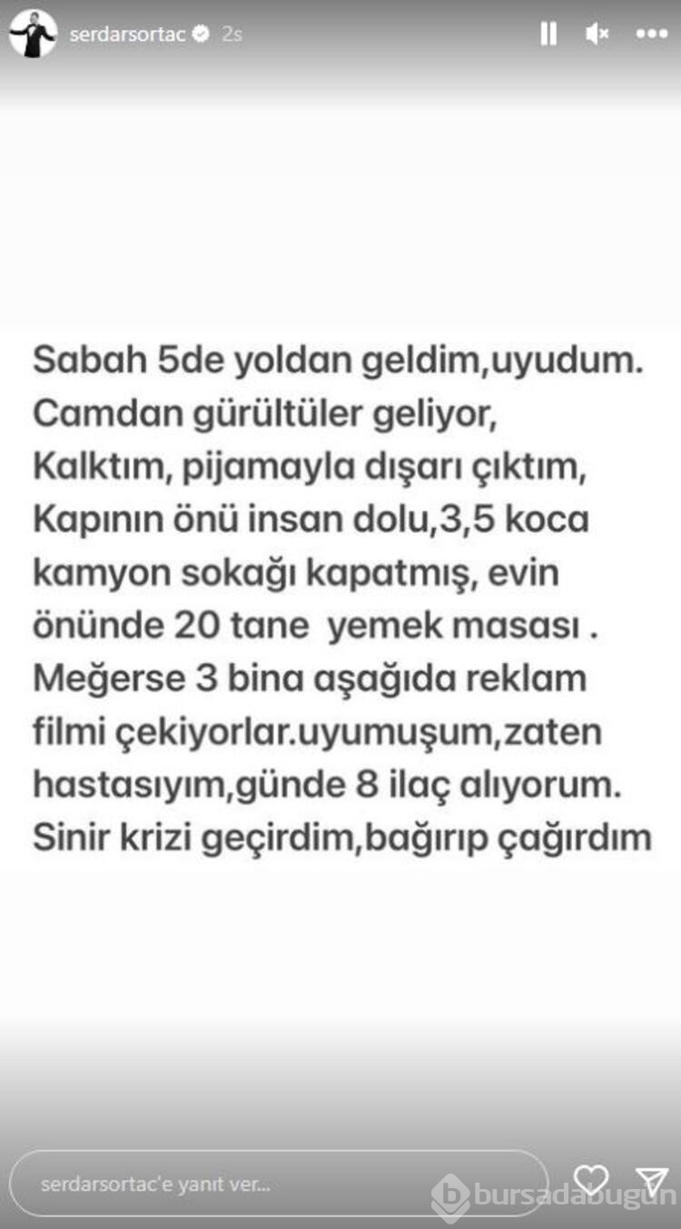 Küfürler yağdıran Serdar Ortaç'tan açıklama
