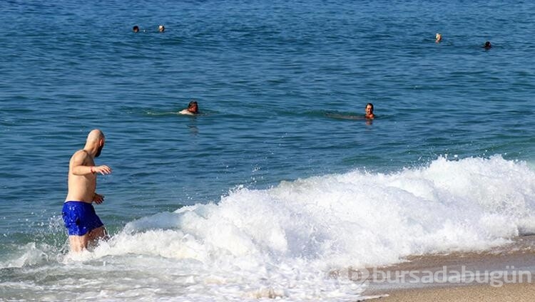 Kasım ayında Alanya'da deniz keyfi
